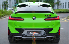 BMW X4M X4MC F98 (Fits Both Pre-LCI & LCI) 2019 2020 2021 2022 2023 2024 & X4 G02 (Fits Both Pre-LCI & LCI) 2019 2020 2021 2022 2023 2024 with Aftermarket Parts - Rear Spoiler Carbon Fiber from BCTXE Tuning