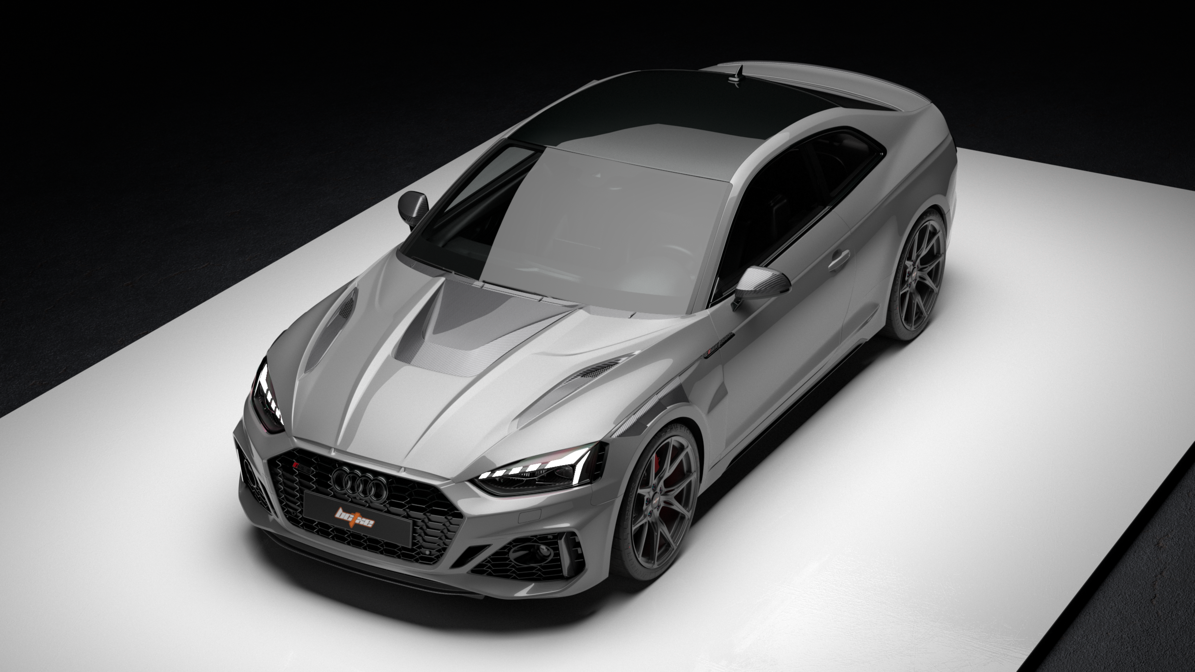 Audi RS4 B9 B9.5 2018-ON with Aftermarket Parts - Front Fenders Dry Pre-preg Carbon Fiber from BCTXE Tuning