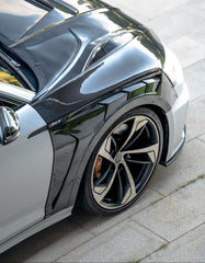 Audi S5 A5 B9 B9.5 2017-Early 2025 with Aftermarket Parts - Front Fenders Dry Pre-preg Carbon Fiber from BCTXE Tuning