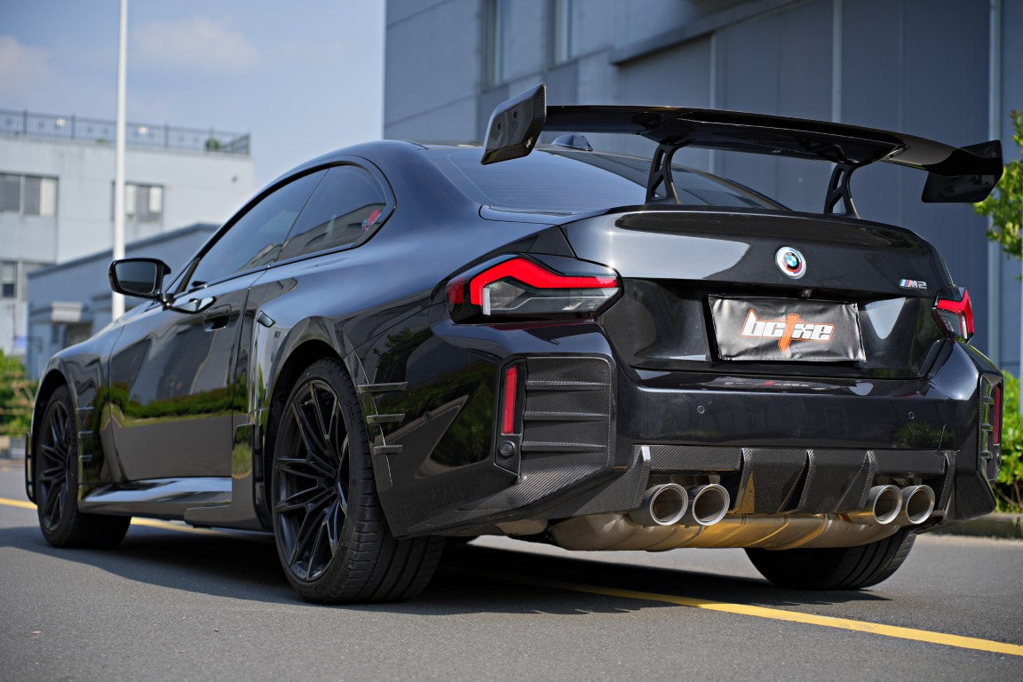 BMW M2/C G87 2023-ON & 2 Series 230i M240i G42 2022-ON with Aftermarket Parts - Pre-preg Carbon Fiber Rear Wing from BCTXE Tuning