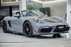 Porsche 718 Cayman / Boxster / GTS 2017-ON with Aftermarket Parts - Upper Valences Pre-preg Carbon Fiber from BCTXE Tuning
