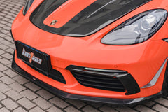 Porsche 718 Cayman / Boxster / GTS 2017-ON with Aftermarket Parts - Front Lip Pre-preg Carbon Fiber from BCTXE Tuning