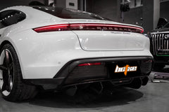 Porsche Taycan & Cross Turismo Base/4/4S/GTS 2020-ON with Aftermarket Parts - Rear Diffuser Pre-preg Carbon Fiber from BCTXE Tuning