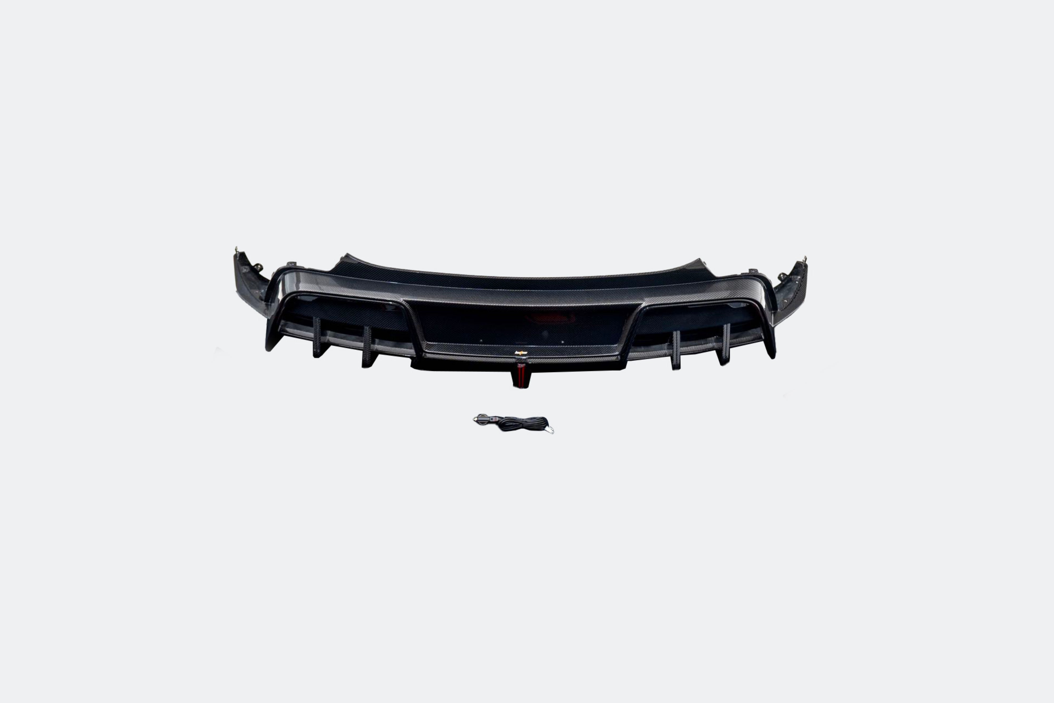 Tesla Model Y Juniper 2026-ON with Aftermarket Parts - Rear Diffuser Dry Pre-preg Carbon Fiber from BCTXE Tuning