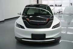 Tesla Model 3 Highland 2024-ON with Aftermarket Parts - Front Lip Carbon Fiber from BCTXE Tuning