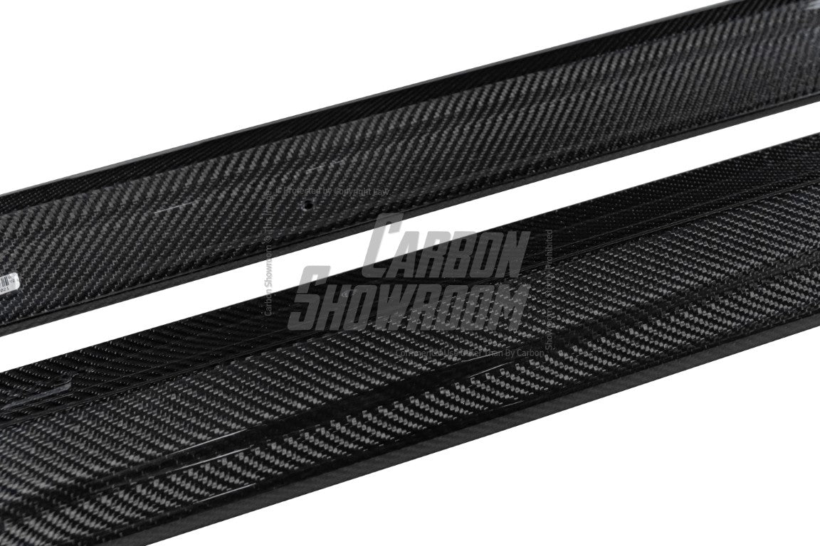 Tesla Model 3 Highland / Performance 2024-ON with Aftermarket Parts - Side Skirts Carbon Fiber from BCTXE Tuning