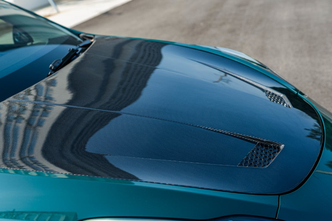 Tesla Model Y Performance AWD Long Range RWD Standard 2020 2021 2022 2023 2024 2025 with Aftermarket Parts - Hood Carbon Fiber from BCTXE Tuning