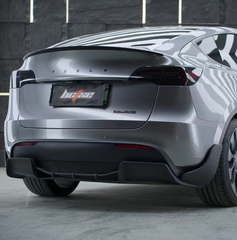 Tesla Model Y Performance AWD Long Range RWD Standard 2020 2021 2022 2023 2024 2025 with Aftermarket Parts - Rear Diffuser Under Board & Canards Pre-preg Carbon Fiber from BCTXE Tuning