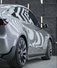 Tesla Model Y Performance AWD Long Range RWD Standard 2020 2021 2022 2023 2024 2025 with Aftermarket Parts - V1 Side Skirts Carbon Fiber from BCTXE Tuning