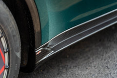 Tesla Model Y Performance AWD Long Range RWD Standard 2020 2021 2022 2023 2024 2025 with Aftermarket Parts - V2 Side Skirts Carbon Fiber from&nbsp;BCTXE Tuning