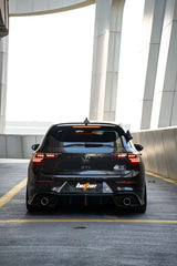 Volkswagen GTI & R-line MK8 2022-ON with Aftermarket Parts - Pre-preg Carbon Fiber Rear Diffuser from BCTXE Tuning