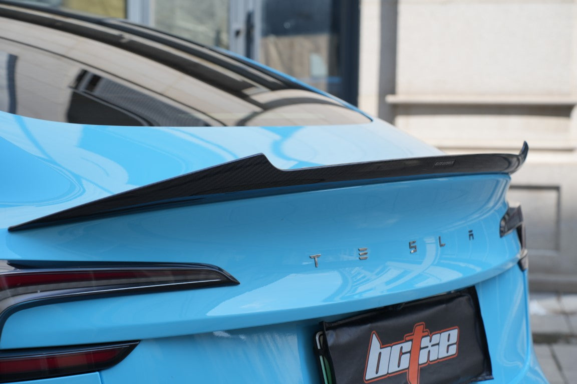 BCTXE Tuning Carbon Fiber V2 Rear Spoiler for Tesla Model 3 Highland / Performance