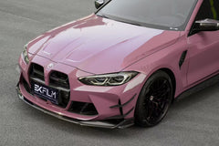 BMW M3 G80 G81 2021 2022 2023 2024 & M4 G82 G83 2021 2022 2023 2024 with Aftermarket Parts - AE V2 Style Front Lip?Carbon Fiber from ArmorExtend?