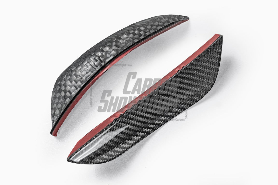 BMW 2 Series G42 230i (With M-Package Bumper) M240i 2022 2023 2024 with Aftermarket Parts - AE Style Front Canards?Carbon Fiber?from ArmorExtend