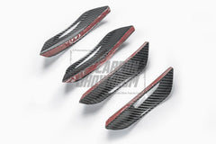 BMW 2 Series G42 230i (With M-Package Bumper) M240i 2022 2023 2024 with Aftermarket Parts - AE Style Front Canards?Carbon Fiber?from ArmorExtend