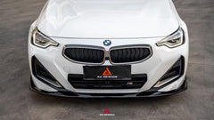 BMW 2 Series M240i 230i (With M-Package Bumper, does not fit base model) G42 2022-ON with Aftermarket Parts - AE Style Front Lip?ABS from ArmorExtend