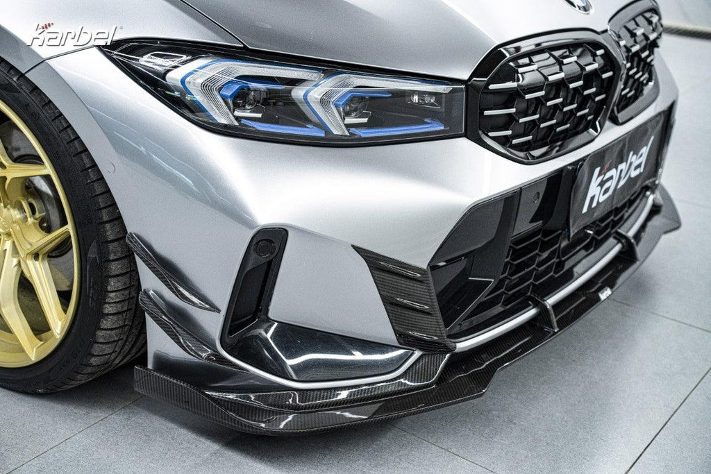 BMW 330i M340i G20 G21 LCI Aftermarket Parts - Karbel Front Lip Carbon ...