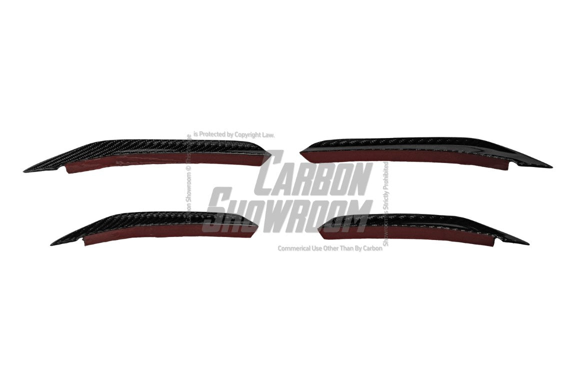 BMW 3 Series 330i M340i G20 (Pre-LCI) 2019 2020 2021 2022?with Aftermarket Parts - AE Style Front Canards Carbon Fiber from ArmorExtend
