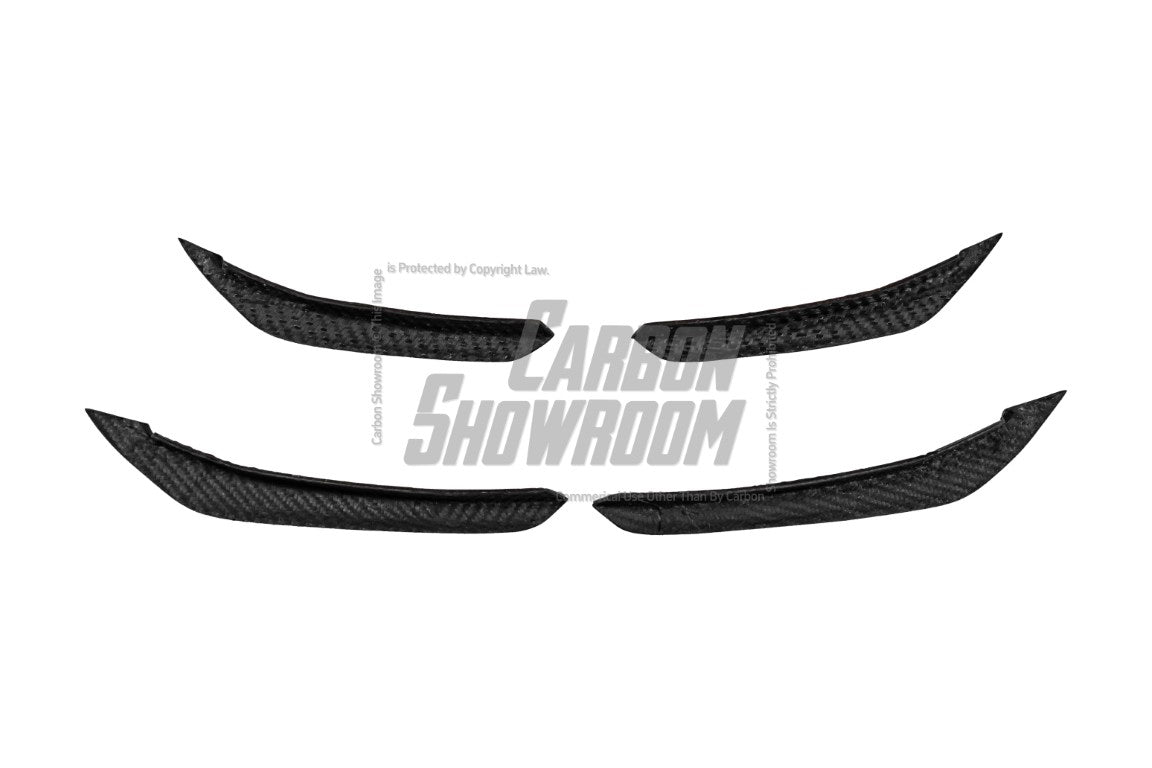BMW 3 Series 330i M340i G20 (Pre-LCI) 2019 2020 2021 2022?with Aftermarket Parts - AE Style Front Canards Carbon Fiber from ArmorExtend