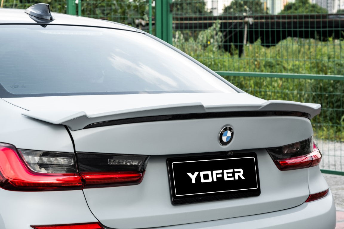 BMW M3 G80 2021-ON & 3 Series M340i 330i G20 with Aftermarket Parts - ABS Rear Spoiler from Yofer USA