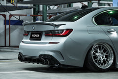 BMW M3 G80 2021-ON & 3 Series M340i 330i G20 with Aftermarket Parts - ABS Rear Spoiler from Yofer USA