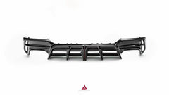 BMW 4 Series M440i 430i (With M-Package Bumper, does not fit base model) G22 G23 2020-ON with Aftermarket Parts - Plustic Series Rear Diffuser ABS from ArmorExtend