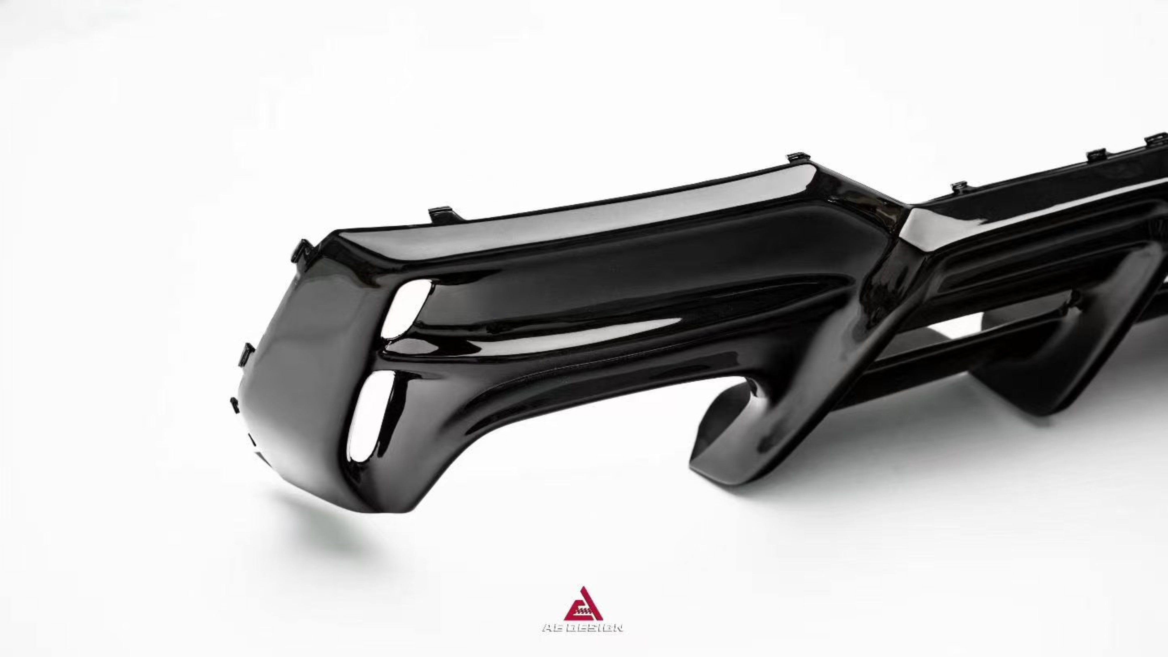 BMW 4 Series M440i 430i (With M-Package Bumper, does not fit base model) G22 G23 2020-ON with Aftermarket Parts - Plustic Series Rear Diffuser ABS from ArmorExtend