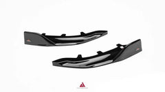 BMW 4 Series M440i 430i (With M-Package Bumper, does not fit base model) G22 G23 2020-ON with Aftermarket Parts - Plustic Series Rear Diffuser ABS from ArmorExtend