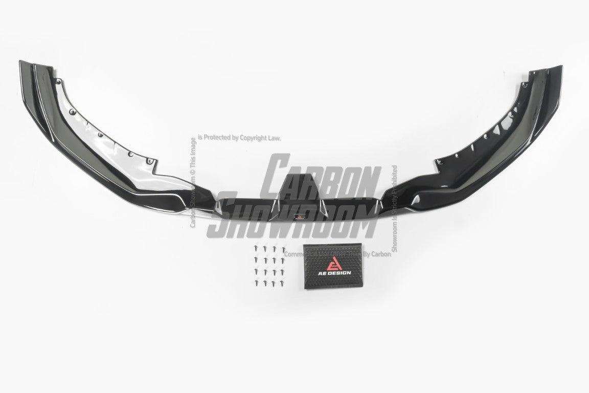 BMW 5 Series M550i 540i (With M-Package Bumper) G30 G31 LCI 2021 2022 2023 2024?with Aftermarket Parts - Plustic Style Front Lip ABS from?ArmorExtend