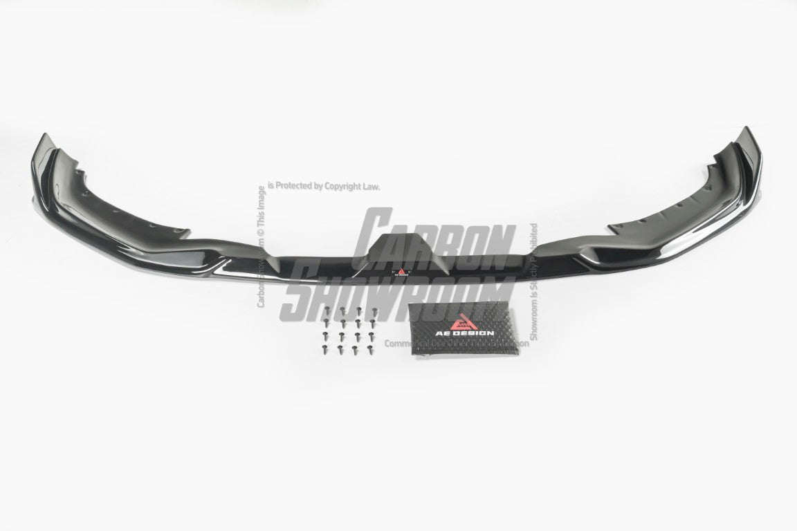 BMW 5 Series M550i 540i (With M-Package Bumper) G30 G31 LCI 2021 2022 2023 2024?with Aftermarket Parts - Plustic Style Front Lip ABS from?ArmorExtend