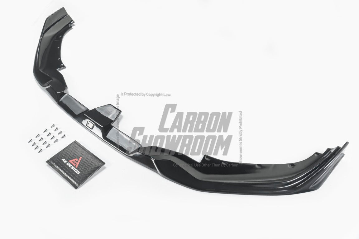 BMW 5 Series M550i 540i (With M-Package Bumper) G30 G31 LCI 2021 2022 2023 2024?with Aftermarket Parts - Plustic Style Front Lip ABS from?ArmorExtend