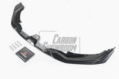 BMW 5 Series M550i 540i (With M-Package Bumper) G30 G31 LCI 2021 2022 2023 2024?with Aftermarket Parts - Plustic Style Front Lip ABS from?ArmorExtend