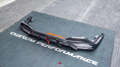 BMW 8 Series M850i 840i (With M-Package Bumper) G14 G15 G16 2018 2019 2020 2021 2022 2023 2024 with Aftermarket Parts - AE Rear Diffuser & Canards?Carbon Fiber from?ArmorExtend