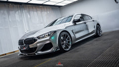 BMW 8 Series M850i 840i (With M-Package Bumper) G14 G15 G16 2018-ON with Aftermarket Parts - AE Style Carbon Fiber Front Lip from ArmorExtend