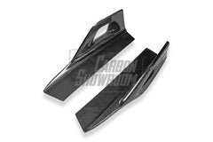 BMW 8 Series M850i 840i (With M-Package Bumper) G14 G15 G16 2018 2019 2020 2021 2022 2023 2024 with Aftermarket Parts - AE Style?Front Canards Carbon Fiber from?ArmorExtend 
