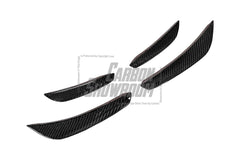 BMW I4 M50 / e Drive 40 G26 2022-ON & 4 Series Gran Coupe M440i 430i G26 2022-ON?(with M-package bumper, does not fit base model) with Aftermarket Parts - AE Style Carbon Fiber Front Canards from ArmorExtend