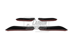 BMW I4 M50 / e Drive 40 G26 2022-ON & 4 Series Gran Coupe M440i 430i G26 2022-ON?(with M-package bumper, does not fit base model) with Aftermarket Parts - AE Style Carbon Fiber Front Canards from ArmorExtend
