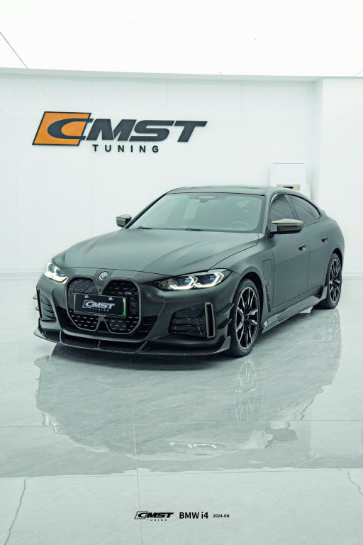 BMW I4 M50 / e Drive 40 G26 2022-ON & 4 Series Gran Coupe M440i 430i G26 2022-ON with Aftermarket Parts - Pre-preg Carbon Fiber Front Lip from  CMST Tuning