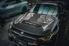 BMW M2/C G87 2023-ON & 2 Series 230i M240i G42 2022-ON with Aftermarket Parts - AE Style Double-sided Carbon Fiber Hood Bonnet from ArmorExtend