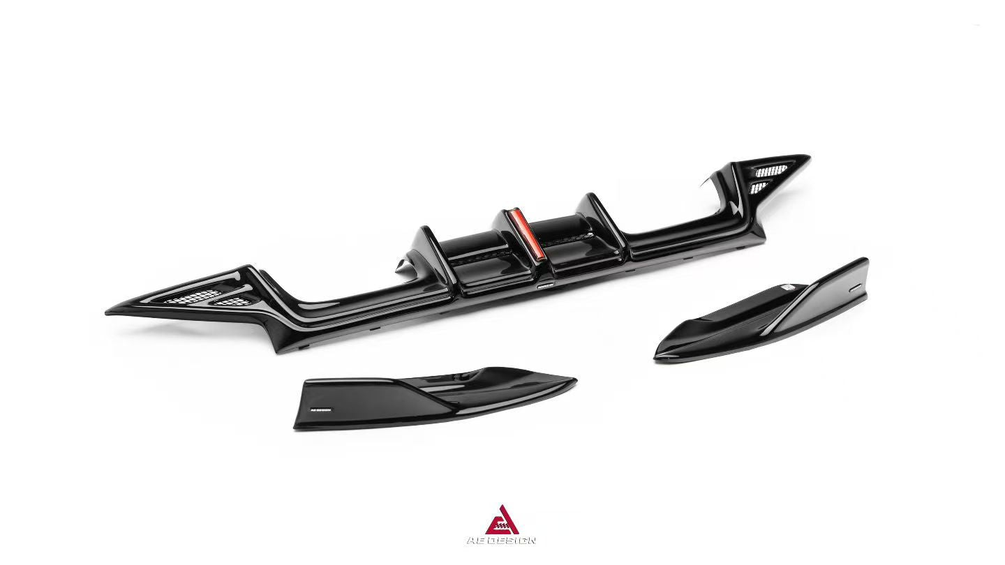 BMW M2C M2 G87 2023-ON with Aftermarket Parts - Rear Diffuser & Canards ABS from?ArmorExtend