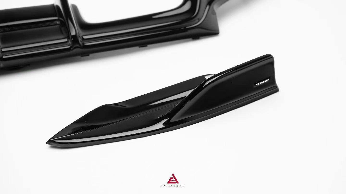 BMW M2C M2 G87 2023-ON with Aftermarket Parts - Rear Diffuser & Canards ABS from?ArmorExtend