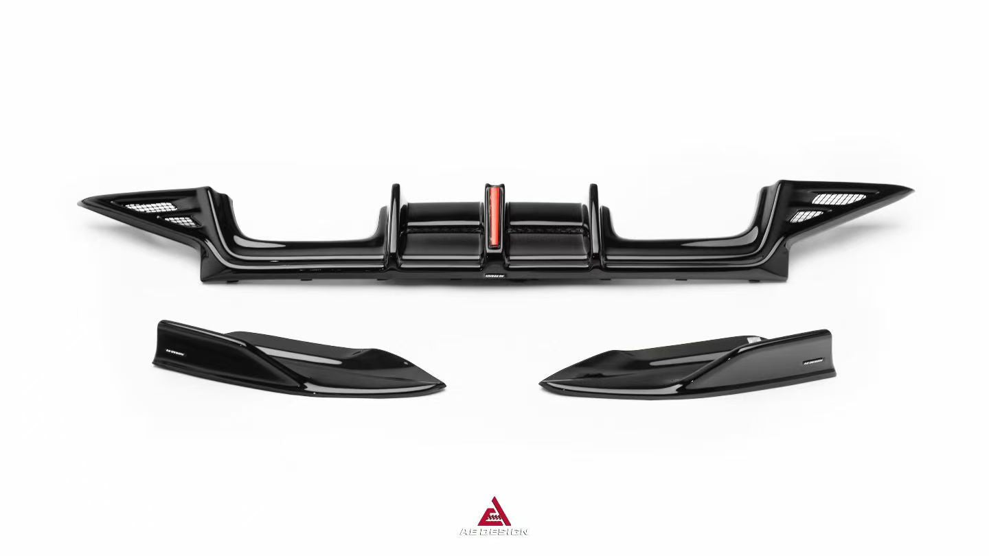 BMW M2C M2 G87 2023-ON with Aftermarket Parts - Rear Diffuser & Canards ABS from?ArmorExtend