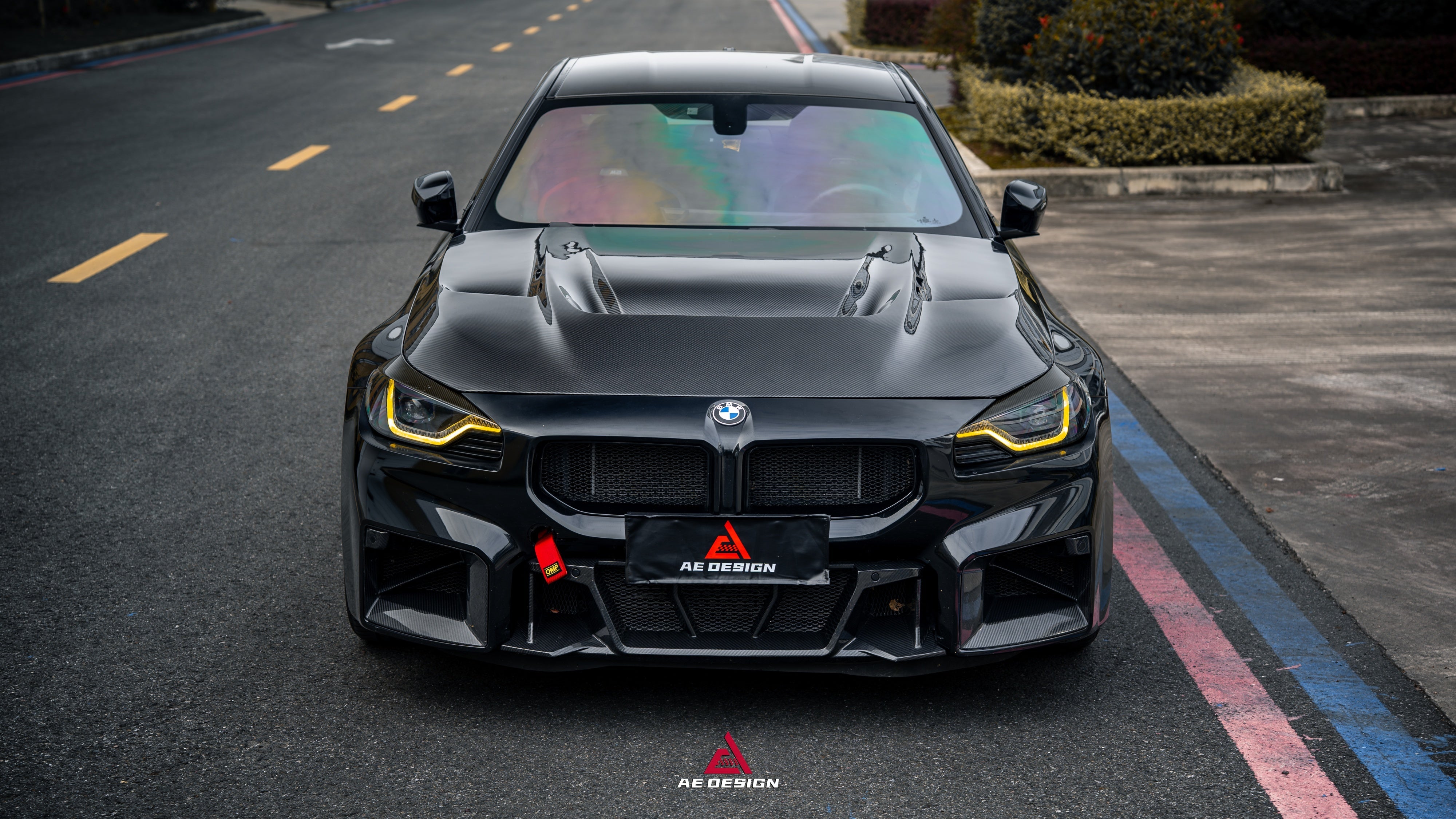BMW M2CS M2 G87 2023-ON & 2 Series M240i 230i G42 2022-ON with Aftermarket Parts - ART Hood Bonnet Dry Pre-preg Carbon Fiber from ArmorExtend