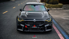 BMW M2CS M2 G87 2023-ON & 2 Series M240i 230i G42 2022-ON with Aftermarket Parts - ART Hood Bonnet Dry Pre-preg Carbon Fiber from ArmorExtend