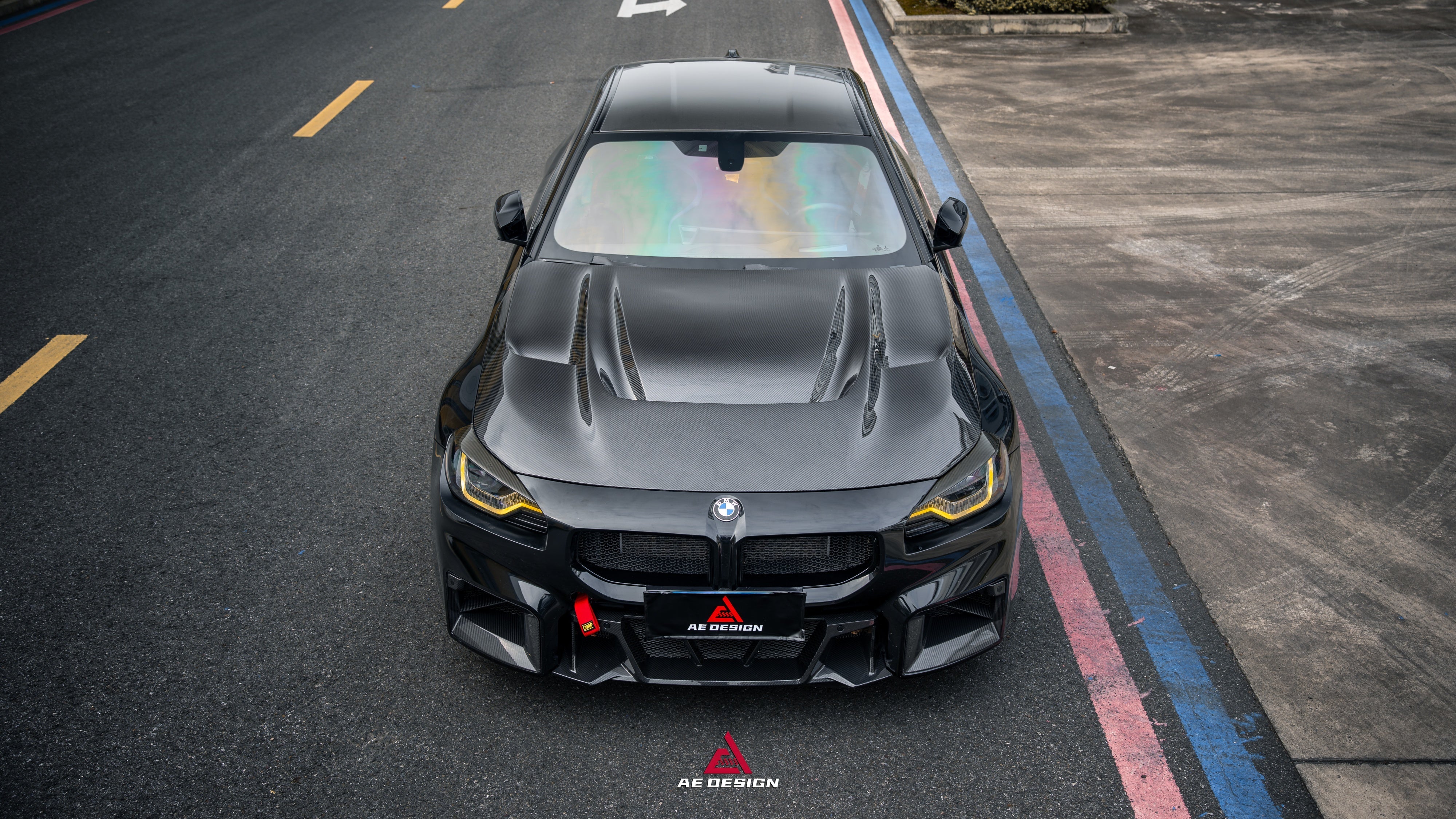 BMW M2CS M2 G87 2023-ON & 2 Series M240i 230i G42 2022-ON with Aftermarket Parts - ART Hood Bonnet Dry Pre-preg Carbon Fiber from ArmorExtend