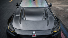 BMW M2CS M2 G87 2023-ON & 2 Series M240i 230i G42 2022-ON with Aftermarket Parts - ART Hood Bonnet Dry Pre-preg Carbon Fiber from ArmorExtend