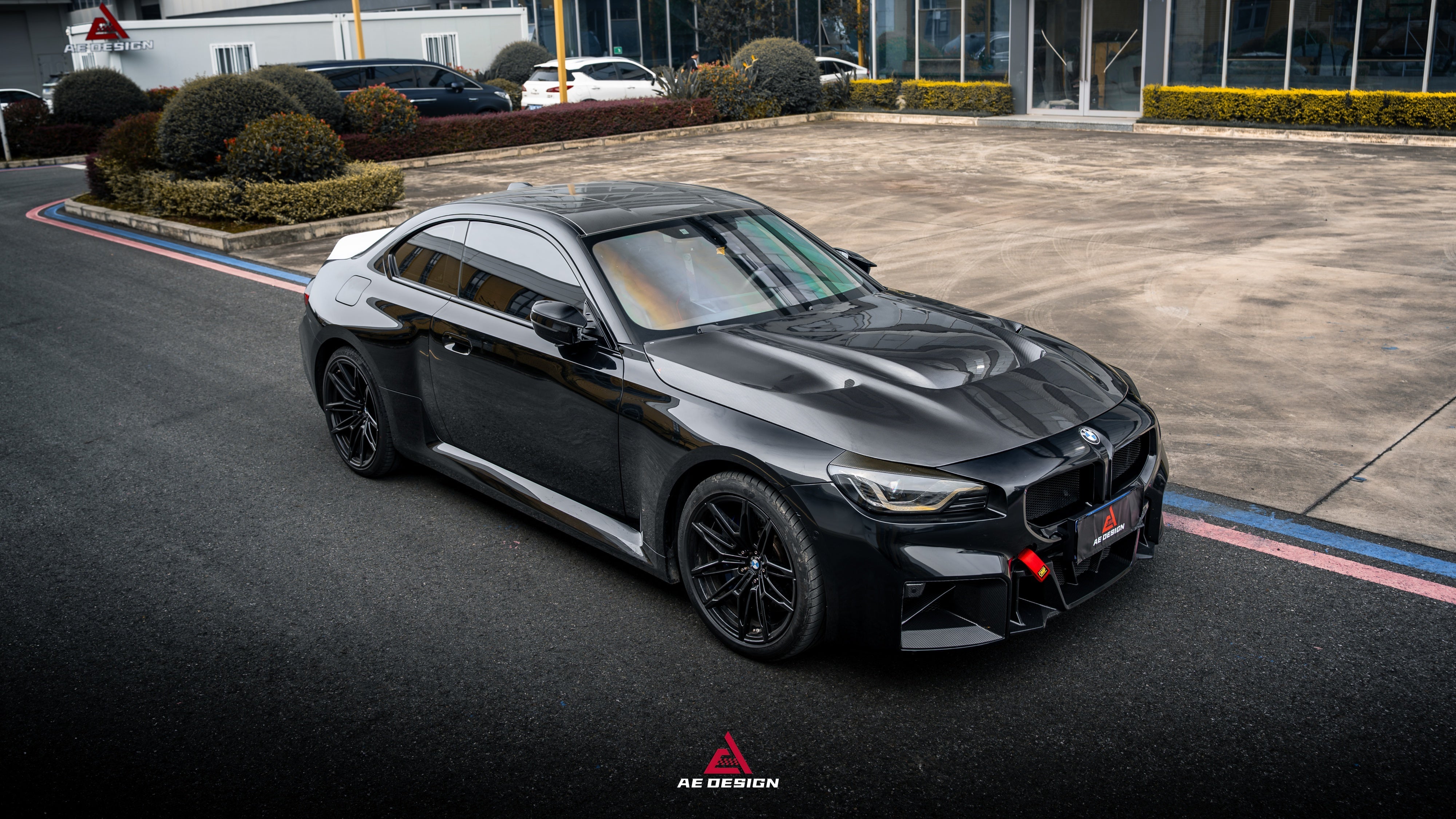 BMW M2CS M2 G87 2023-ON & 2 Series M240i 230i G42 2022-ON with Aftermarket Parts - ART Hood Bonnet Dry Pre-preg Carbon Fiber from ArmorExtend