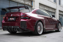 BMW M2/C G87 2023 2024 & 2 Series 230i M240i G42 2022-ON with Aftermarket Parts - Rear Wing Pre-preg Carbon Fiber from BCTXE Tuning