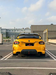 BMW M2 M2C G87 2023-ON & 2 Series M240 230 G42 2022-ON with Aftermarket Parts - ART V4 Rear Lip Spoiler Dry Pre-preg Carbon Fiber from ArmorExtend