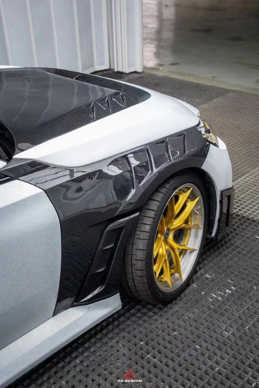 BMW M2 & M2C G87 2023 2024?with Aftermarket Parts - AE V2 Style Front Fenders Carbon Fiber from ArmorExtend